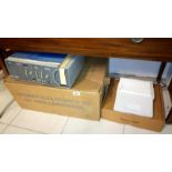 A boxed Greiner Quartz printer and a boxed Kray Duratype 244SE label printer