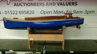 A model boat (not motorises)