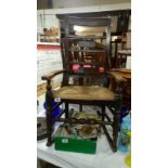 A 19th century rocking chair