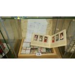 A quantity of cigarette cards including sets