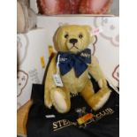 A Steiff Million hugs limited edition bear 1907 - 2007, gold,