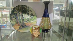 A Royal Doulton saltglaze vase,