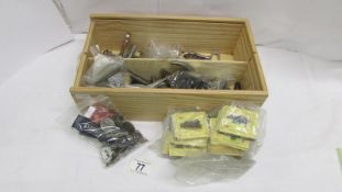 A quantity of railway keys, whistles,