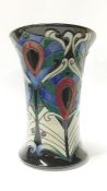 A boxed Moorcroft vase, Enrapture 2014,