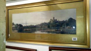 A framed & glazed print entitled Lincoln,