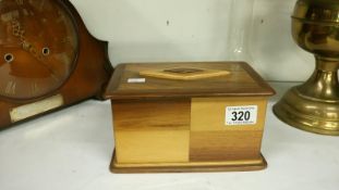 A wooden box