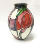 A boxed Moorcroft Glasgow vase
