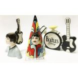 3 pieces of Lorna Bailey Beatles pottery (including limited edition 19/60)