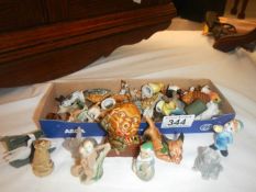 A quantity of figurines including Wade