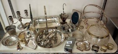 A large quantity of silver plate