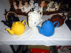 5 tea pots