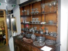 A large quantity of glassware etc