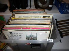 A box of records