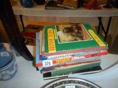 A quantity of books and annuals