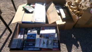 A quantity of Vhs videos on aircraft & planes etc.