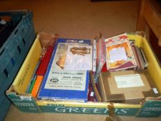 A mixed lot of games & books including wooden lots, card games etc