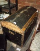 A wooden chest