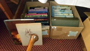 2 boxes of books including Collins new naturalist series