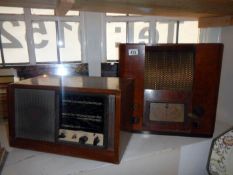 2 old valve radios