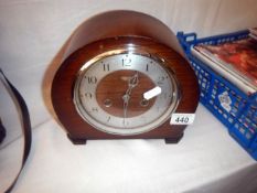 A Smith's mantel clock