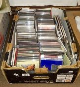 A large collection of CDs