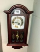 A small wall clock