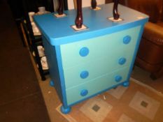 A good heavy modern childrens 3 drawer chest of drawers