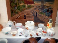 A quantity of crested China etc