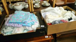 2 boxes of ladies nightware etc