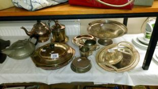 A quantity of silver plate