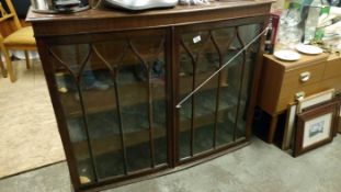 A period glazed Bureau top