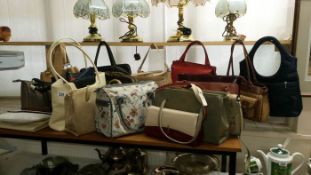 A large quantity of good ladies handbags etc