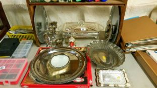 A quantity of silver plate