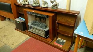 A vintage fire surround & fire