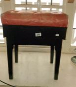 A wind up piano stool