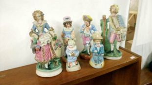 6 Victorian figurines (AF)