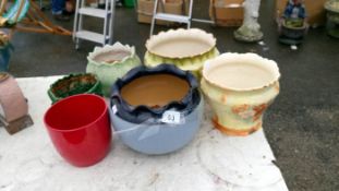 A quantity of pots