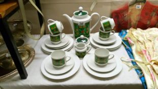 A 6 piece Bavarian tea set