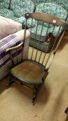 A large Highback rocking chair