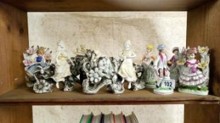 A quantity of figurines etc