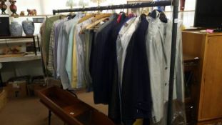 A large quantity of mainly Men's jackets, shirts etc