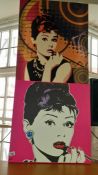 2 Audrey Hepburn canvas prints