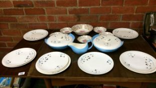 A Palissy Flight dinner set etc