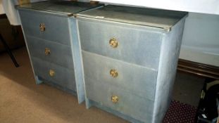 2 3 draw upholstered cabinets