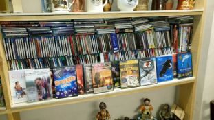 A large collection of CD's & DVD's etc.