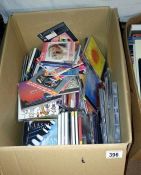 A box of CD's