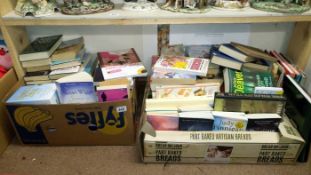 2 boxes of assorted books