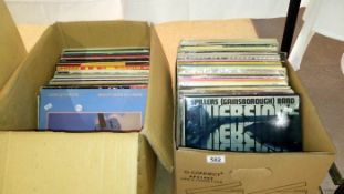 2 boxes of LP's including Dire Straits