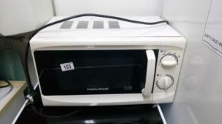 A Morphy Richards microwave