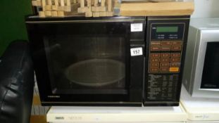 A Toshiba microwave